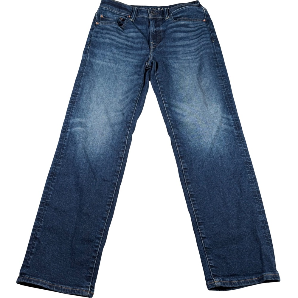 American Eagle Athletic Straight Jeans Mens 29x30 (FITS 30 X 28) Blue Airflex+